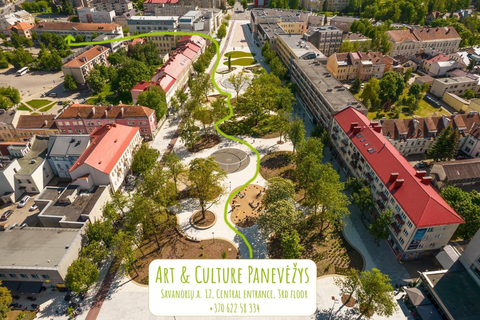 Art & Culture Panevezys Hostel Eksteriør bilde